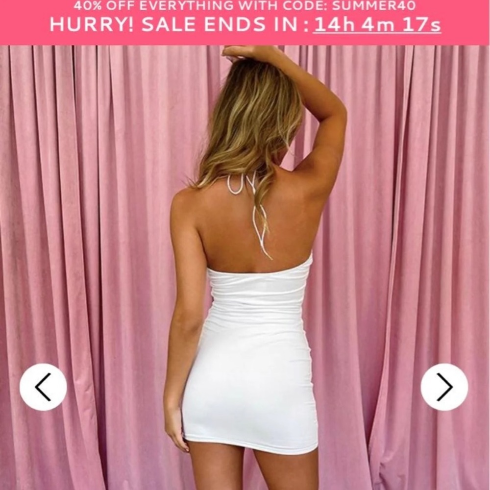 Brand new cocktail white dress